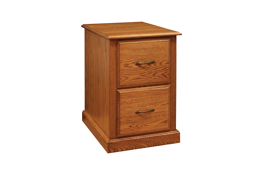 traditional two drawer file cabinet
